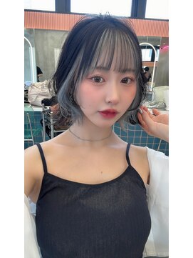 ロンド ストラーダ 心斎橋(Lond strada) レイヤーボブ×ハイトーン[心斎橋/髪質改善]