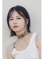 ララ(LALA) ボブ、イヤリングカラーホワイト