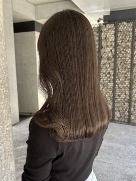 ローネス(LONESS) ブラウンベージュ/韓国風ヘア/赤み消しカラー/艶髪