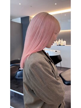 シェーン 仙台駅広瀬通店(schon) 色落ちまで可愛いピンク