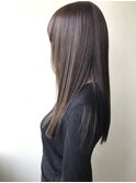【セミロング（髪質改善）】×【ナチュラルブラウン】