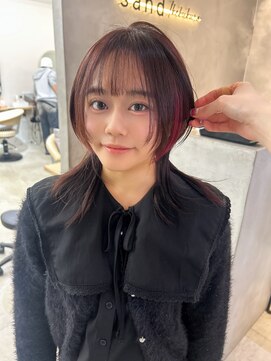 サンド 池袋(sand) 推しカラー/インナーカラー/ダブルカラー/池袋駅/ボブ