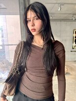 スクリーンギンザメゾン 銀座(SCREEN GINZA MAISON.)&nbsp;黒髪カタログ/クラゲヘアー/オリーブグレー/銀座