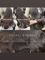 PELE原宿/ブリーチなしダブルカラー/ハイトーン/ケアブリーチ【３月上旬OPEN(予定)】&nbsp;着物ヘア/大人ガーリー/ダークアッシュ/似合わせカット/原宿