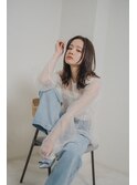 大人かわいい♪髪質改善 × ヌーディブラウン