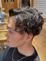 アヴァンス 天王寺店(AVANCE.) 刈り上げアップバング×無造作パーマ