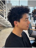 スパイキーショート/アクティブショート/ピンパーマ/無造作