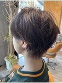 くせ毛風ショート