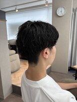 ヒストリー 元住吉(HISTORY)&nbsp;黒髪マッシュショート×刈り上げ束感スタイル