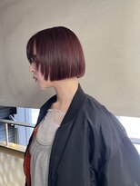 ブローチ 表参道(broocH) ミニボブ/顔まわりカット/前下がりボブ/顔まわりカット