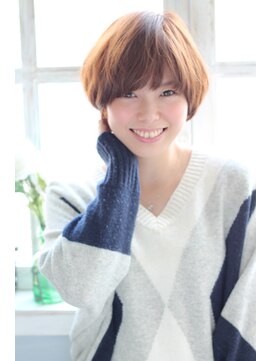 カーロ 白楽店(Caro) くせ毛風ゆるふわショート/ショコラアッシュ/30代40代50代
