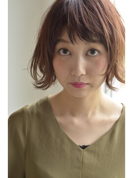 アドラーブル 万代店 (adorable) 外ハネ×甘辛ボブ