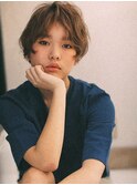 【m.slash bonheur】センターパートで…大人顔クールショート