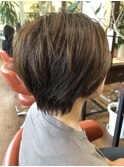 ナチュラルショートボブ