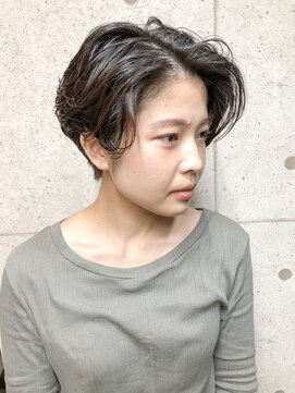 ア セカンド 清藤美容室第弐號(a sekand) [a sekand]ハンサムショート×リアルパーマスタイル