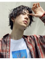 ベル 銀座5丁目店(Belle)&nbsp;女性にも好感度抜群！メンズミディアムパーマ《骨格補正小顔》