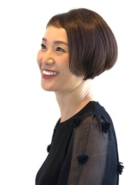 えがお美容室 【えがお美容室】30代40代にオススメ☆モード漂うショートボブ