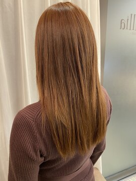 マーリャヘアー(mallia hair) さらつやストレートロングスタイル