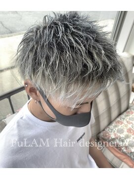 フラム ヘアデザイナーズ(FuLAM Hair designers*) 【毛先染めホワイトカラー】