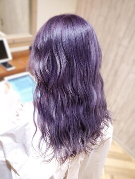 エンカウントバイマハロ 千葉(encount by mahalo) ブリーチ×ラベンダーカラー[千葉/千葉駅/ブリーチ]