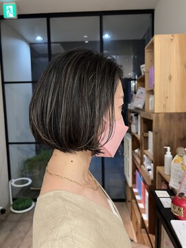 クローゼット 新宿(closet) 外ハネボブ/ペールベージュ[髪質改善/ヘッドスパ白髪染め/新宿】