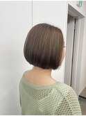 ばっさりイメチェン夏切りっぱなしショートボブ