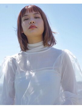 サラビューティーサイト 志免店(SARA Beauty Sight) 20代30代小顔ボブピンクヘアー★山之内