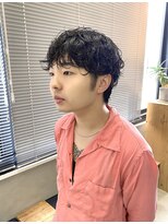 テトヘアー(teto hair)&nbsp;メンズマッシュ　マッシュパーマ　スパイラルパーマ