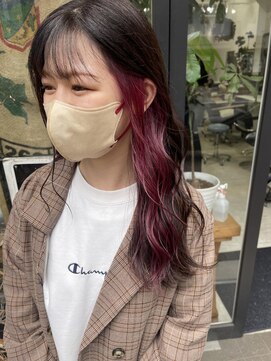 ベニス(VENICE) インナーカラー×ピンク