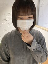 コフィー バイ メルト 吉祥寺(cofy by melt)&nbsp;【三ツ井純】ミニボブ丸みボブインスタ人気小顔カットアッシュ