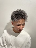 レックス(Rex)&nbsp;【SNSで大人気！】ホワイトメッシュ×ツイストパーマ！