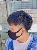 ハイライト/マッシュパーマ/束感/波巻き/メンズ