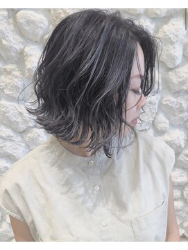 モアナ バイ ヘッドライト 二俣川店(Moana by HEADLIGHT) Moana【二俣川】#ハイライト#アッシュ#ボブ#20代30代40代