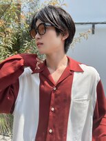 メーヴェ(Mowen) mowen 南堀江 クールショート×ラベージュ×艶髪