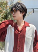 mowen 南堀江 クールショート×ラベージュ×艶髪