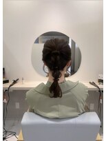 イロドリ(irodori.)&nbsp;結婚式お呼ばれヘア ポニーテール