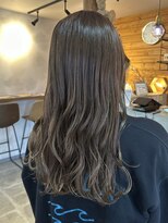 ミルヘアデザイン(mil hair design)&nbsp;ミルクティーベージュダブルカラーグレージュカラーハイライト