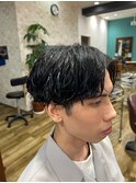 波打ちシャドウパーマ