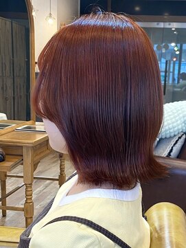 レガロヘアーデザイン(Regalo hair design) Regalo☆スカーレットベージュ×切りっぱなしボブ