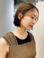 カノエ 山口小郡店(canoe) ショートボブ　顔周りカット　透明感