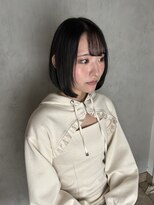 マアムジー 笹塚店(ma'am Zee) 【ma'am Zee SHINOHARA】重めぱっつんボブ