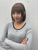 ジルスタジオ(JILL STUDIO) JILL STUDIO ショートボブ×ココアグレージュ