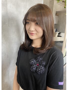 ブランシュ(BLANCHE) 【BLANCHE】ミディアムレイヤー+ウォームベージュ　藍住町