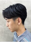 ニュアンスパーマセンターパートフェザーパーマ
