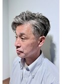 グレーヘアスタイル