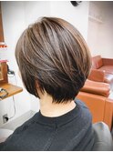 白髪ぼかし30代40代50代60代伊丹大人ショート大人ボブ