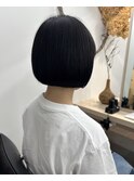 【井上】ショートボブマッシュ顔まわりに合わせカット横浜