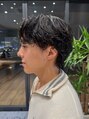 エムスラッシュ みなとみらい馬車道店(M SLASH) 骨格に合わせたニュアンスパーマ馬車道/メンズカット