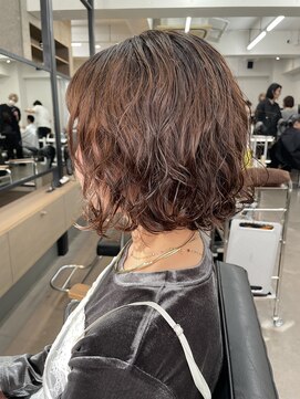 ユノ(juno) 【中目黒】ナチュラルボブのくるくるパーマ!ボブパーマウェーブ