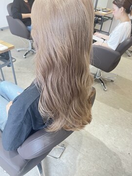 スイヘアデザイン 久留米(suii.. hair design) ベージュ／ケアブリーチ/NOBU